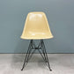 ハーマンミラー Herman Miller サイドシェルチェア セカンド 2nd ビンテージ FRP製 パーチメント エッフェルベース C&R イームズ ミッドセンチュリー ◎