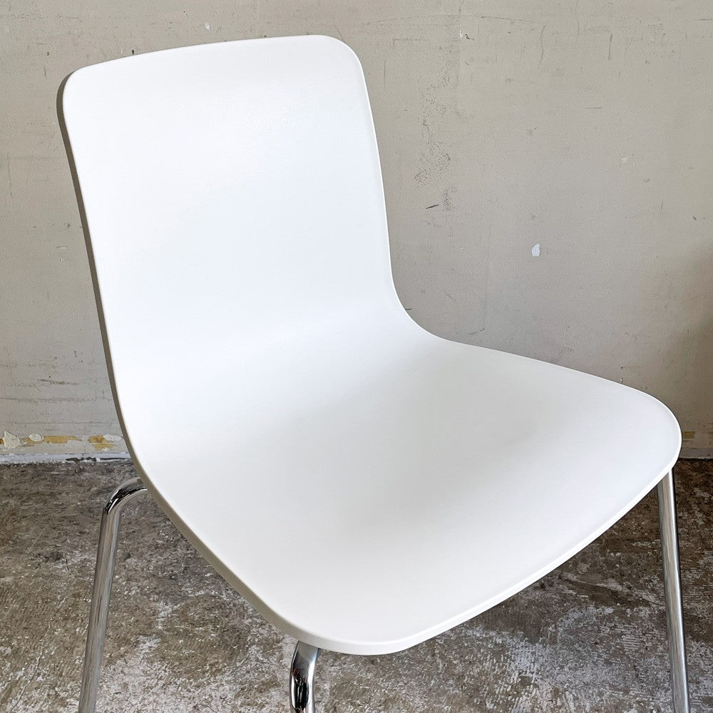 ヴィトラ vitra ハル チューブ HAL Tube サイドチェア ダイニングチェア ホワイト パウダーコート スチール脚 屋外使用可 ジャスパー・モリソン B ■
