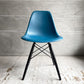 ハーマンミラー HermanMiller サイドシェルチェア ドゥエルレッグ DSW ブルーグリーン × エボニー ポリプロピレン製 イームズ ミッドセンチュリー ♪