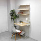 ストリングファニチャー String Furniture ストリングシステム シェルフ 棚板3枚＋マガジンラック＋デスク天板 + オーガナイザー フロアパネル スウェーデン 収納家具 ●