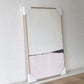 Kave Home Wrigley pink picture キャンバスプリント アートパネル  60×90cm インテリア アートポスター ディスプレイ 抽象 北欧モダンスタイル スペイン 額装品 ◇