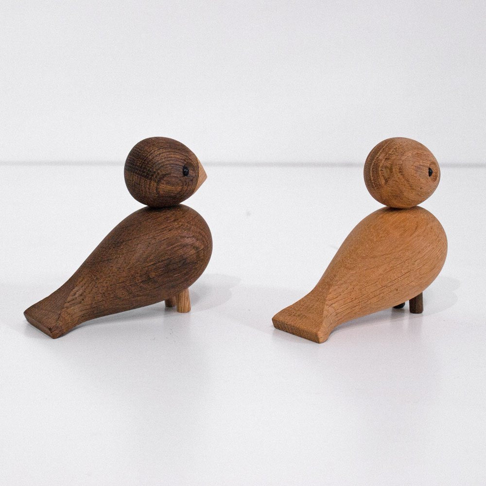 カイボイスン KAY BOJESEN DENMARK ペアラブバード 木製オブジェ 置物 2羽セット W9cm カイ・ボイスン 現行品 ●