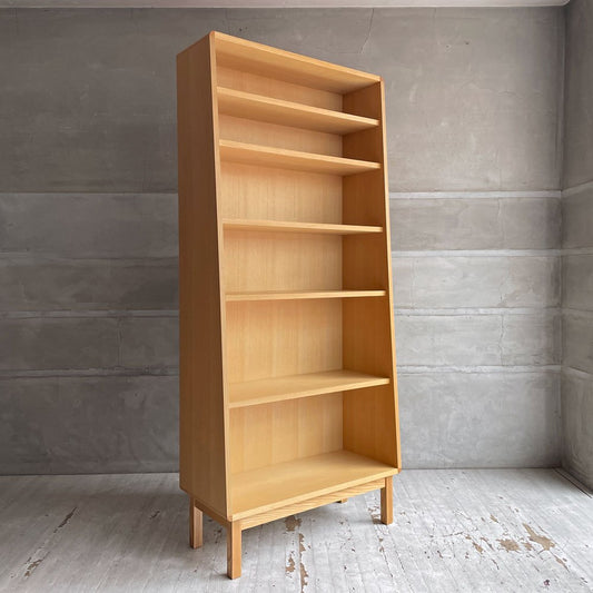 イデー IDEE アントン ブックシェルフ ANTON BOOKSHELF ナチュラル ホワイトアッシュ材 オープンシェルフ 本棚 希少廃番カラー 現行定価¥219,900- 美品 ♪