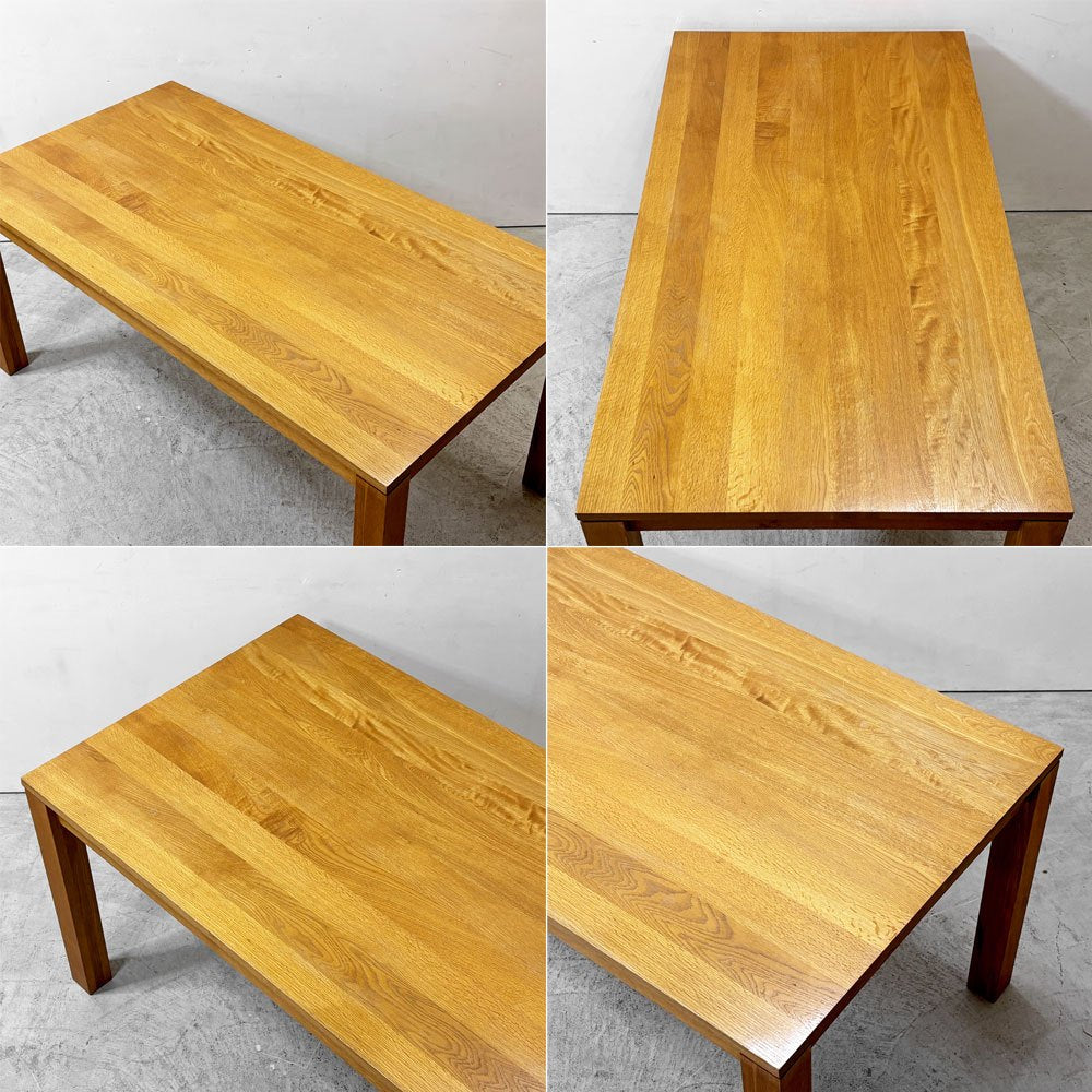 カーフ karf トランク Trunk ダイニングテーブル オーク材 W160cm ナチュラル 幕板仕様 定価￥¥154,000- ●