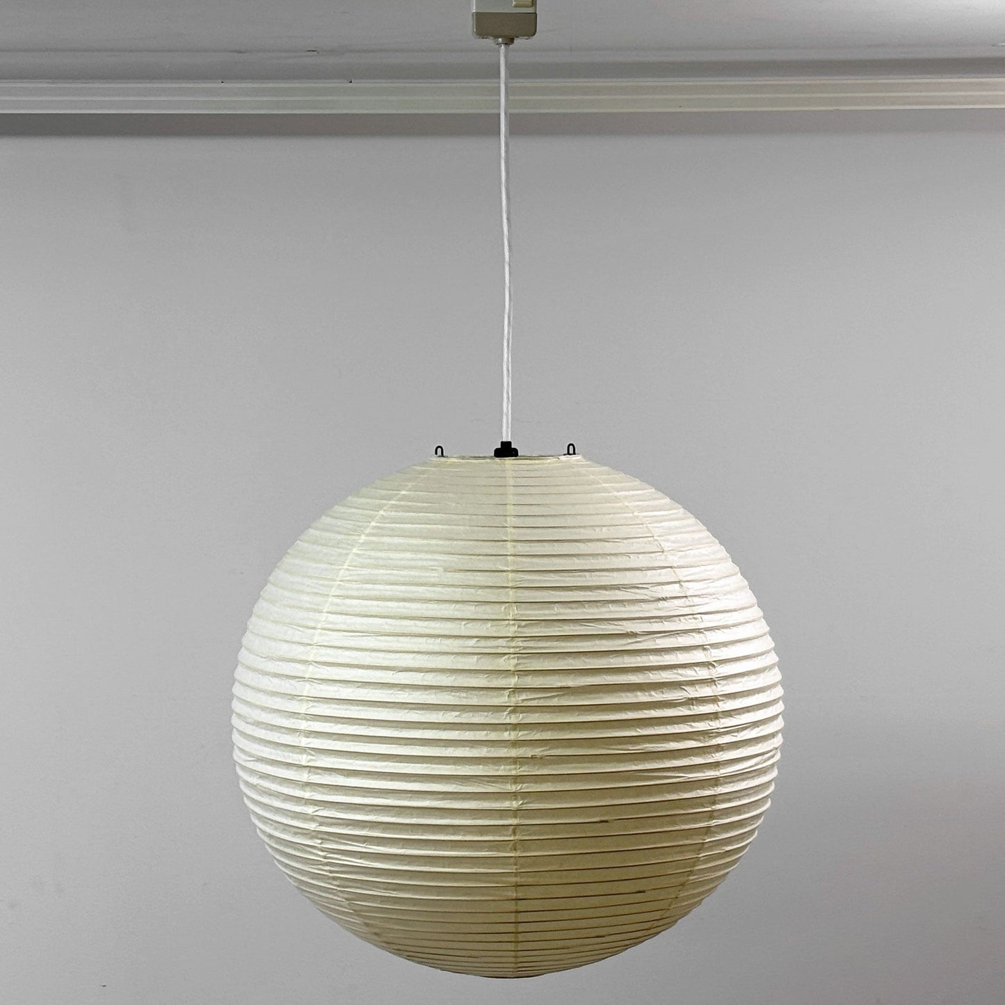 イサムノグチ Isamu Noguchi アカリ AKARI 45A  オゼキ ペンダントライト 和紙 直径45cm COD-4 ソケットコード付き 名作照明 ミッドセンチュリー 美品 箱付き ●