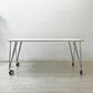 カルテル Kartell マックステーブル MAX TABLE ホワイト ミーティングテーブル キャスター付 フェルーチョ・ラヴィアーニ Ferruccio Laviani イタリア 定価￥224,400- ●