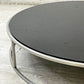カッシーナ Cassina イル ILE センターテーブル ローテーブル ラウンド ブラック ガラス天板 Φ92cm ピエロ・リッソーニ Piero Lissoni モダン ●