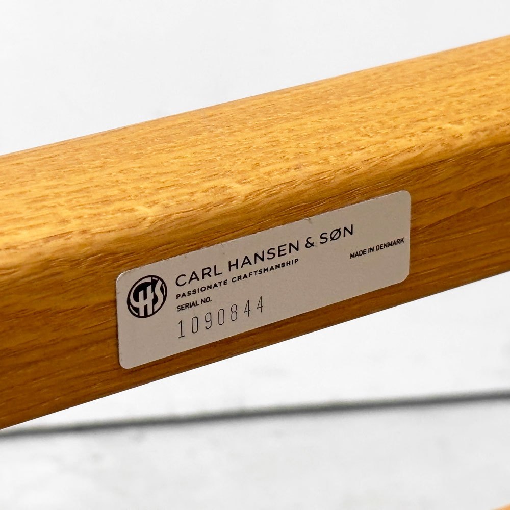 カールハンセン＆サン Carl Hansen & Son コロニアルフットスツール OW149F オーク材オイル仕上げ THOR307 ライトブラウンレザー オーレ・ヴァンシャー ●