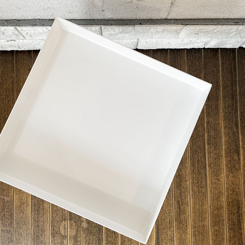 ヘイ HAY トレイテーブル Tray Table S サイドテーブル ホワイト スクエア W30cm デンマーク 北欧家具 定価￥38,500- ◎