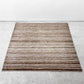 ゾランヴァリ ZOLLANVARI ペルシャ ギャッベ ラグ カーペット ボーダー柄 ブラウン系 205x158cm ●