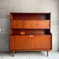 デンマークビンテージ Danish Vintage チーク材 キャビネット サイドボード ハイタイプ 4スライドドア＋3ドロワー W152cm 北欧家具 ♪
