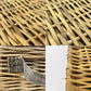 トラックファニチャー TRUCK FURNITURE RT バスケット RT BASKET RTB-4 フタ付き ラタン 布持ち手 底板 定価26,400円 ●
