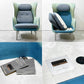 フリッツハンセン Fritz Hansen ロオチェア RO JH1 ラウンジチェア ファブリック Faded Denim Blue アルミベース ハイメ・アジョン 現行定価￥526,680以上 ●
