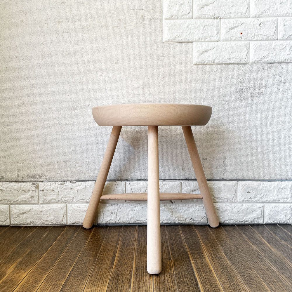 ワーナー Werner シューメーカーチェア Shoemaker Chair NO.42 スツール ビーチ材 ラーズ・ワーナー デンマーク 北欧家具 定価￥38,500- ◎