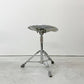 ダルトン DULTON X2 ビートスツール BEAT STOOL 回転式 無段階高さ調節 スチール クローム 折り畳み 廃番 B ●