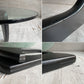 ヴィトラ vitra コーヒーテーブル Coffee Table イサムノグチ Isamu Noguchi ガラス天板 ブラックアッシュフレーム ミッドセンチュリー 名作 定価 ￥377,300- ♪