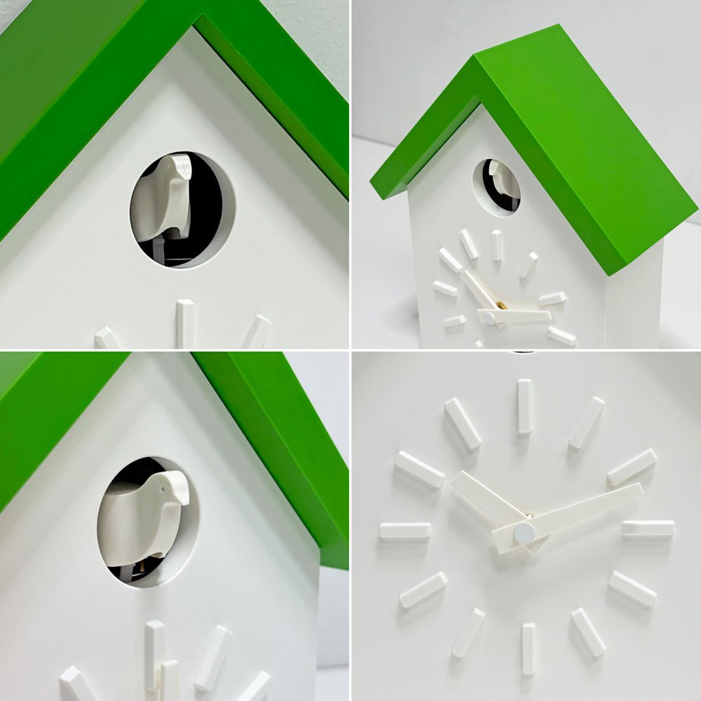 マジス MAGIS クークロック CU-CLOCK 鳩時計 グリーン 未使用品 動作確認済み 深澤 直人 イタリア モダンデザイン 参考価格¥59.400- ●