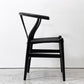 カールハンセン＆サン Carl Hansen & Son CH24 Yチェア 日本仕様サイズ ブラックラッカー×ブラックペーパーコード ハンス・J・ウェグナー ビーチ材 ●