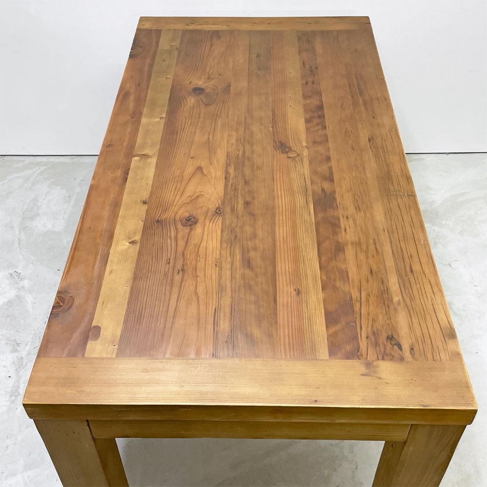クラッシュゲート CRASH GATE ノットアンティークス Knot antiques デコ DECO ダイニングテーブル パイン古材 w160cm 関家具 ●
