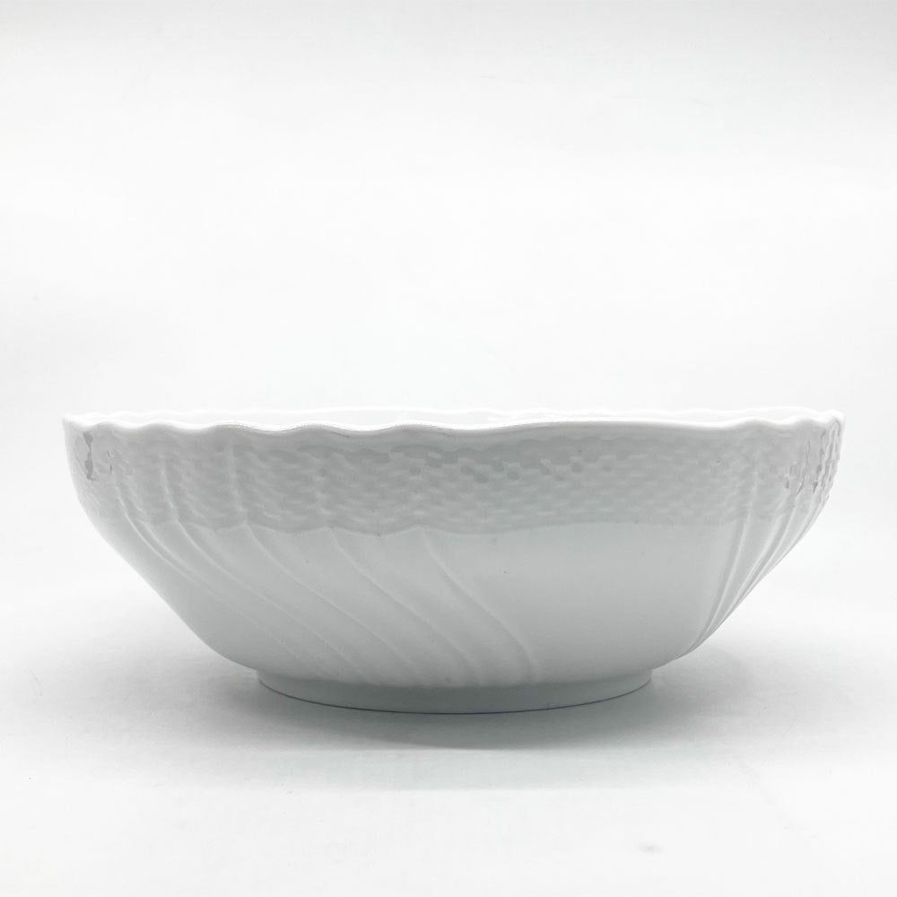 ジノリ GINORI1735 ベッキオジノリホワイト サラダボウル ラウンド 25cm 白磁 イタリア 旧リチャードジノリ 定価￥25,080- ●