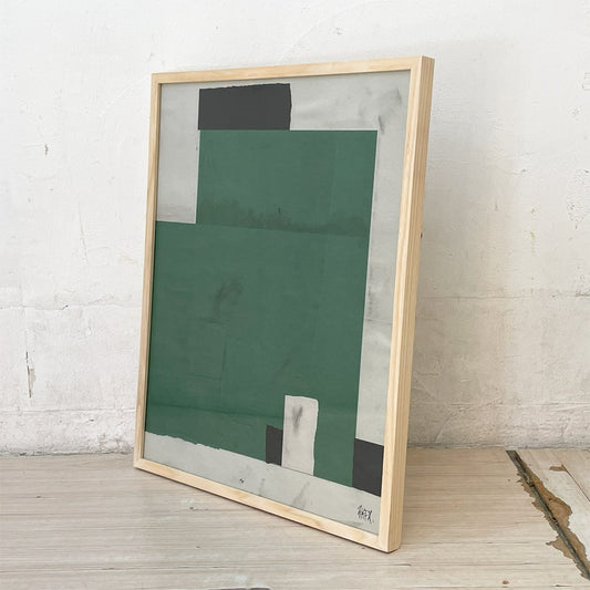 イデー IDEE MY PLACE #Fine Little Day コラージュアート ポスター オフセットプリント エクタ EKTA 額装 美品 ★