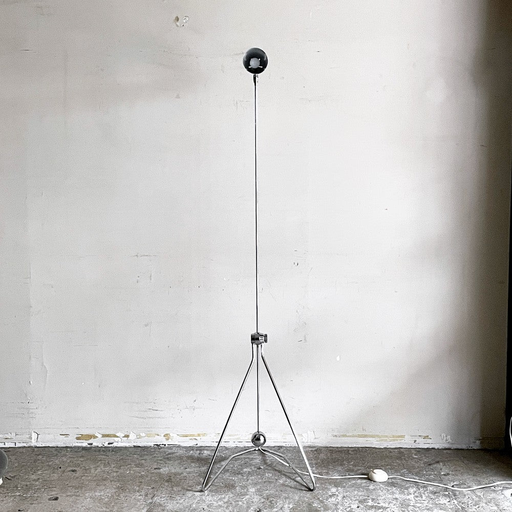 イデー IDEE エクリプス2 ECLIPSE II フロアスタンド アルミシェード 90s 旧三角ベース スペースエイジ ビンテージ 希少 ■