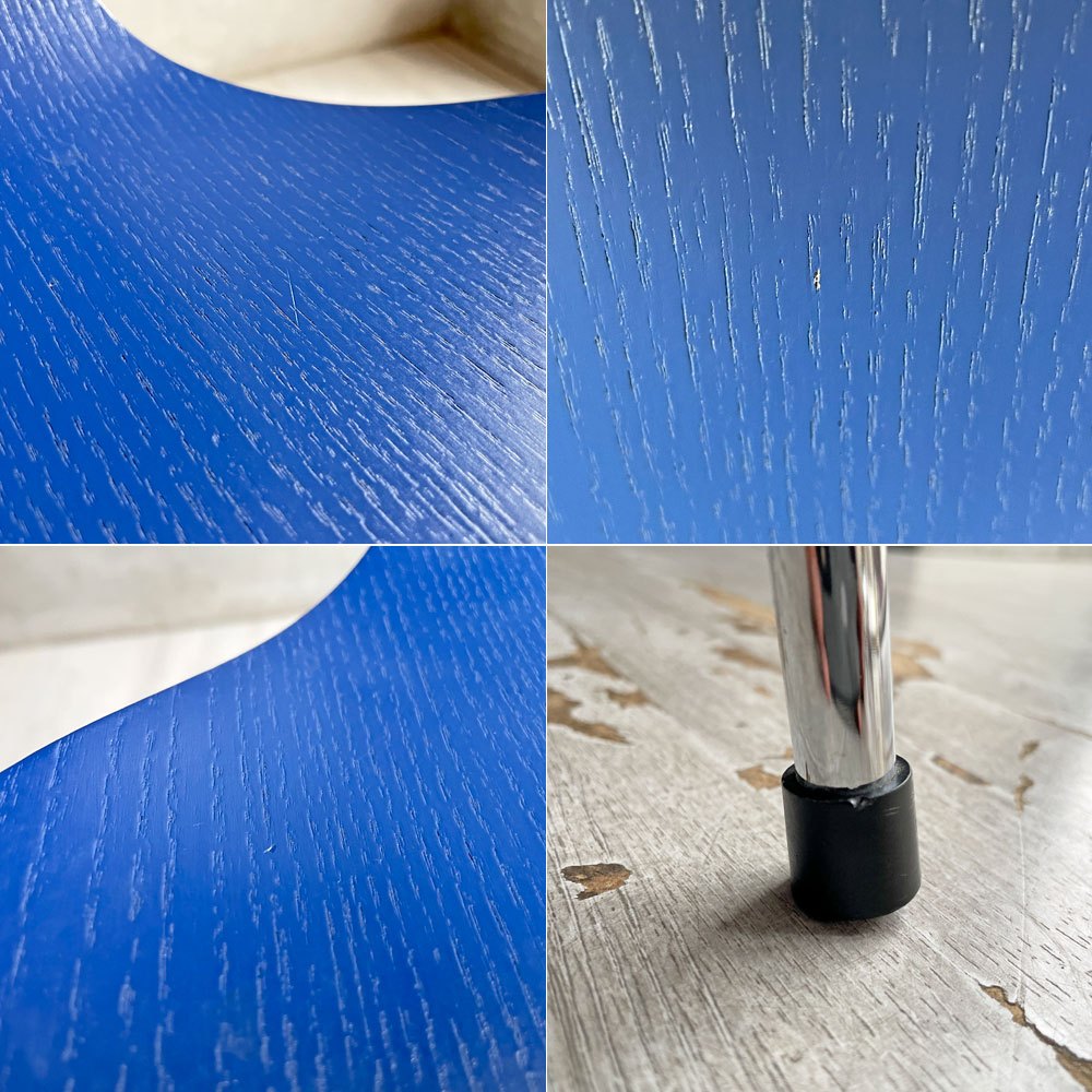 フリッツハンセン Fritz Hansen セブンチェア カラードアッシュ アイブルー AI BLUE スタッキングチェア アルネ・ヤコブセン 廃番カラー デンマーク 北欧家具 B ♪