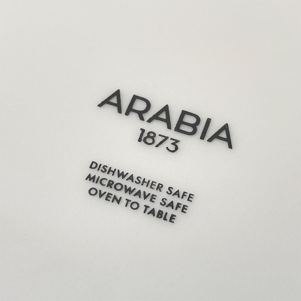 アラビア ARABIA エエヴァ EEVA オーバルプレート 25cm ホワイト スコープ scope 復刻品 北欧食器 B ★