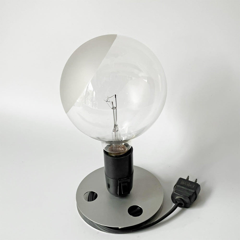 フロス FLOS ランパディーナ Lampadina 白熱球 テーブルランプ 卓上ライト テーブル照明 ブラック アッキーレ・カスティリオーニ イタリア 参考定価￥33,000- ★