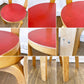 アルテック artek チェア66 CHAIR66 ダイニングチェア レッドリノリウム ビンテージ アルヴァ・アアルト フィンランド 北欧家具 ◎