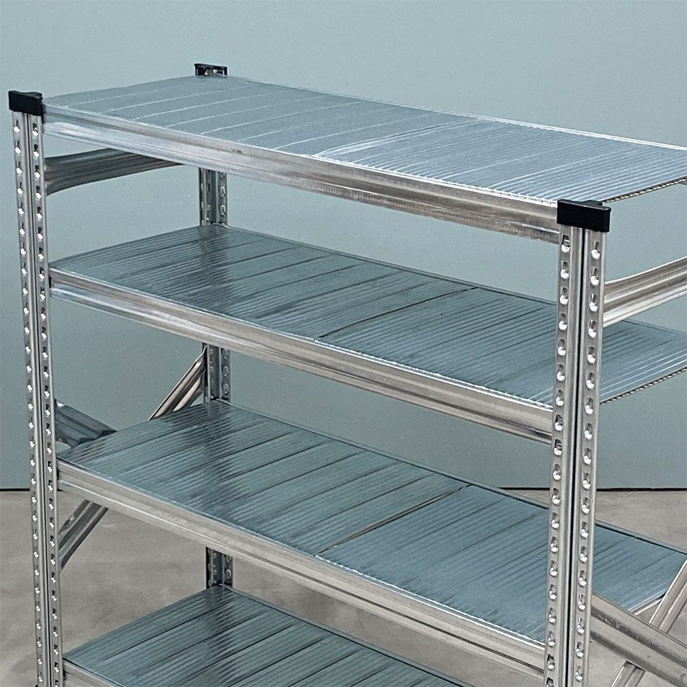 メタルシステム METALSISTEM スーパー123シリーズ スチールシェルフ 4段 4 TIER STEEL SHELF W113 D32 H107 イタリア製 ◎