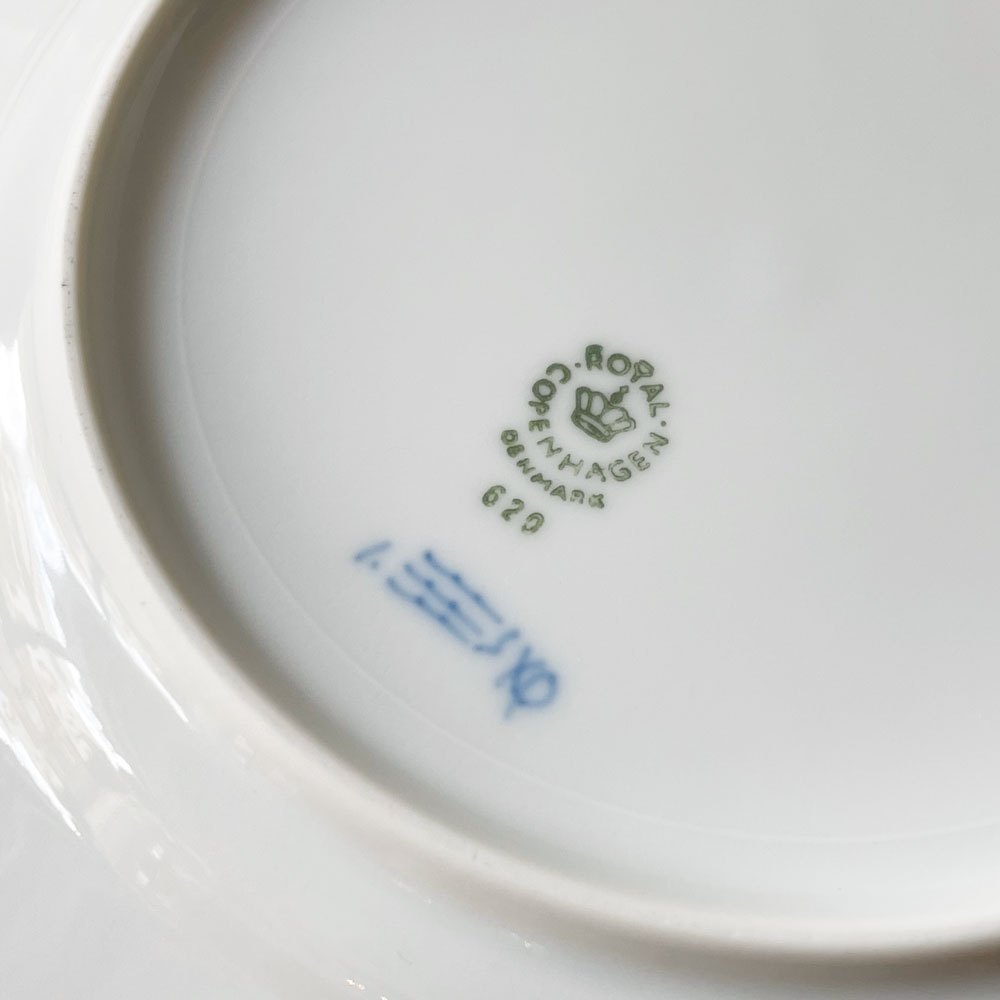 ロイヤルコペンハーゲン ROYAL COPENHAGEN ブルーフルーテッド フルレース プレート デンマーク 北欧食器 B ★