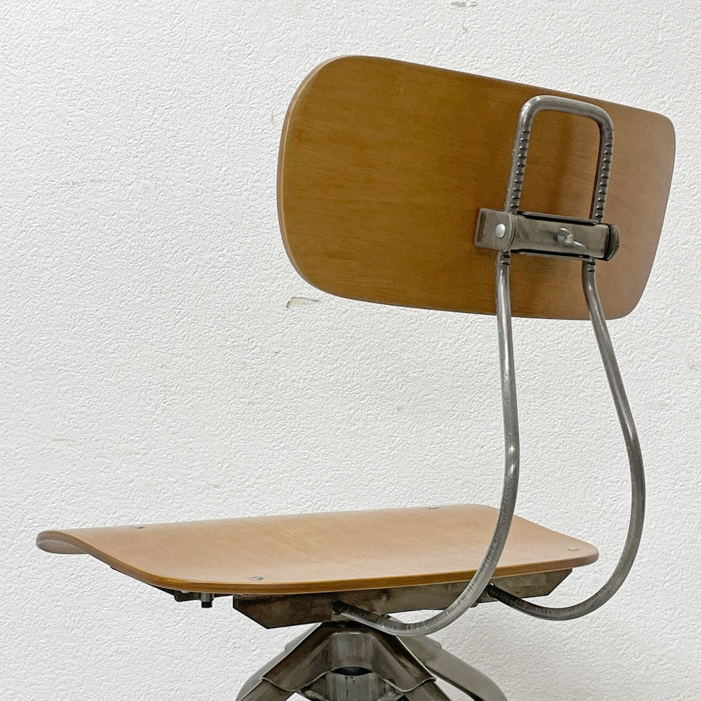 ノーザンオハイオインダストリアル Northern Ohio Industrial トレド ハイチェア TOLEDO スウィベル スツール 工業系 A ●