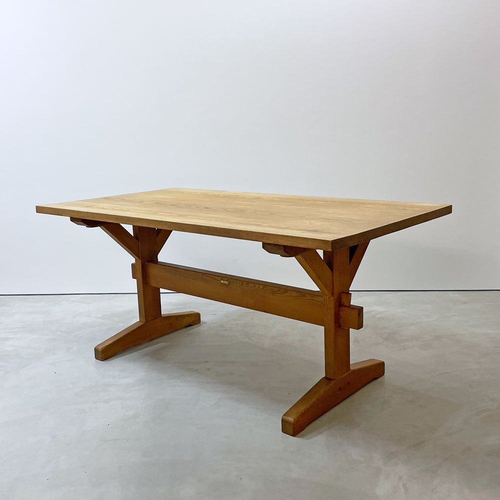 北の住まい設計社 KITANOSUMAISEKKEISHA パイン無垢材 オーダー ダイニングテーブル W160cm ●