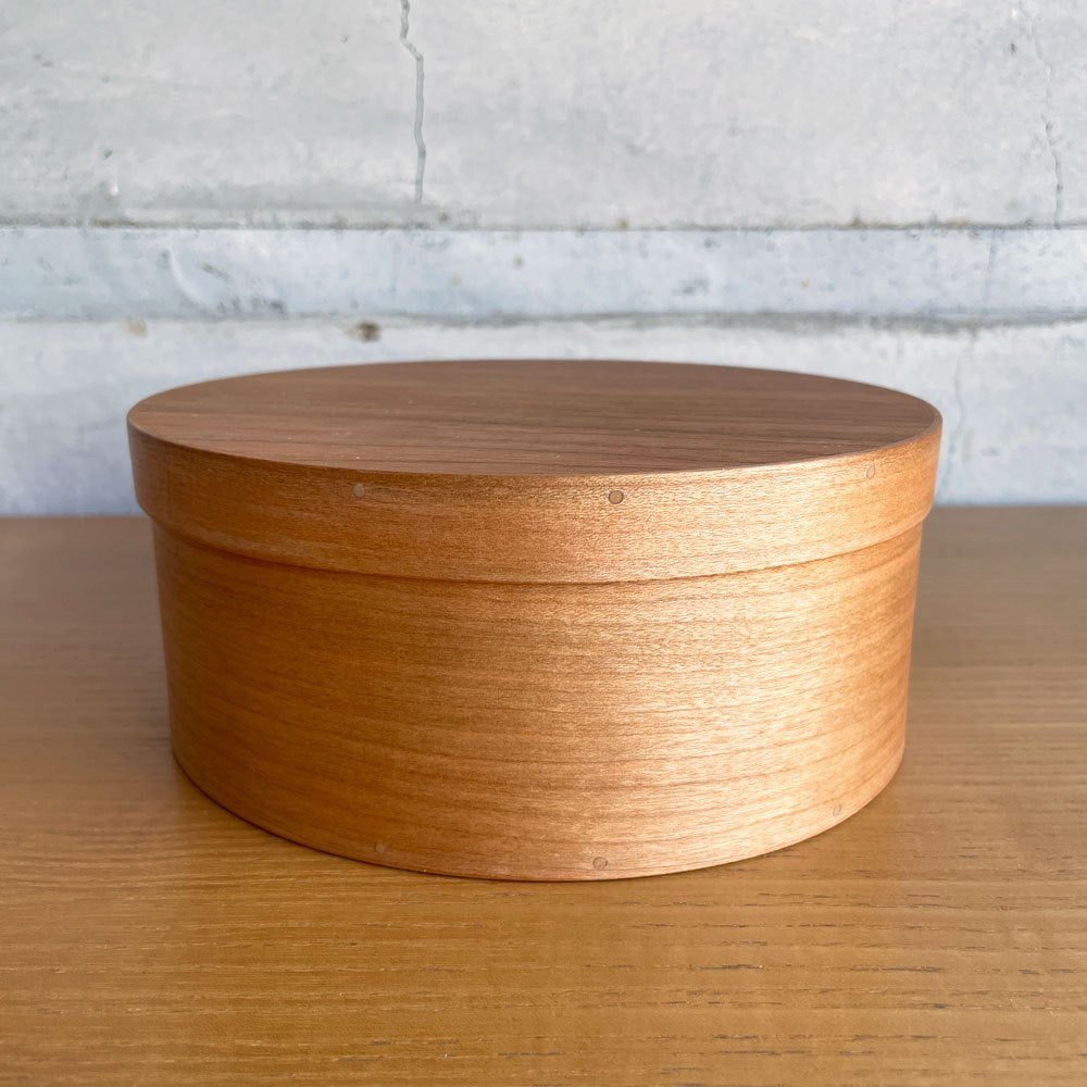 IFUJI 井藤 シェーカーボックス ラウンドボックス サクラ材 井藤昌志 収納BOX W17cm  ♪