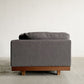 マスターウォール MASTERWAL デニッシュソファ DANISH SOFA コーナーソファ ファブリック ウォールナット無垢材 アカセ木工 展示美品 〓