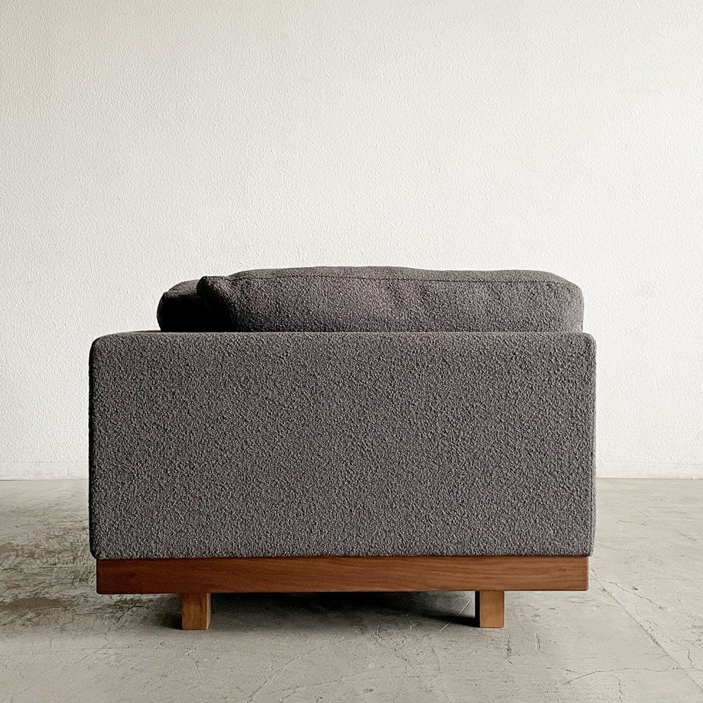 マスターウォール MASTERWAL デニッシュソファ DANISH SOFA コーナーソファ ファブリック ウォールナット無垢材 アカセ木工 展示美品 〓