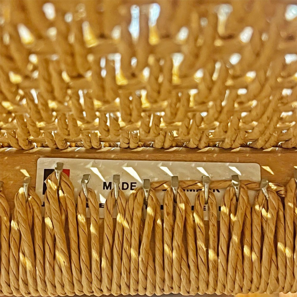 JLモラー J.L.Moller Model No.77 ダイニングチェア チーク材 ペーパーコード ニールス・O・モラー デンマーク ビンテージ 北欧家具 ●