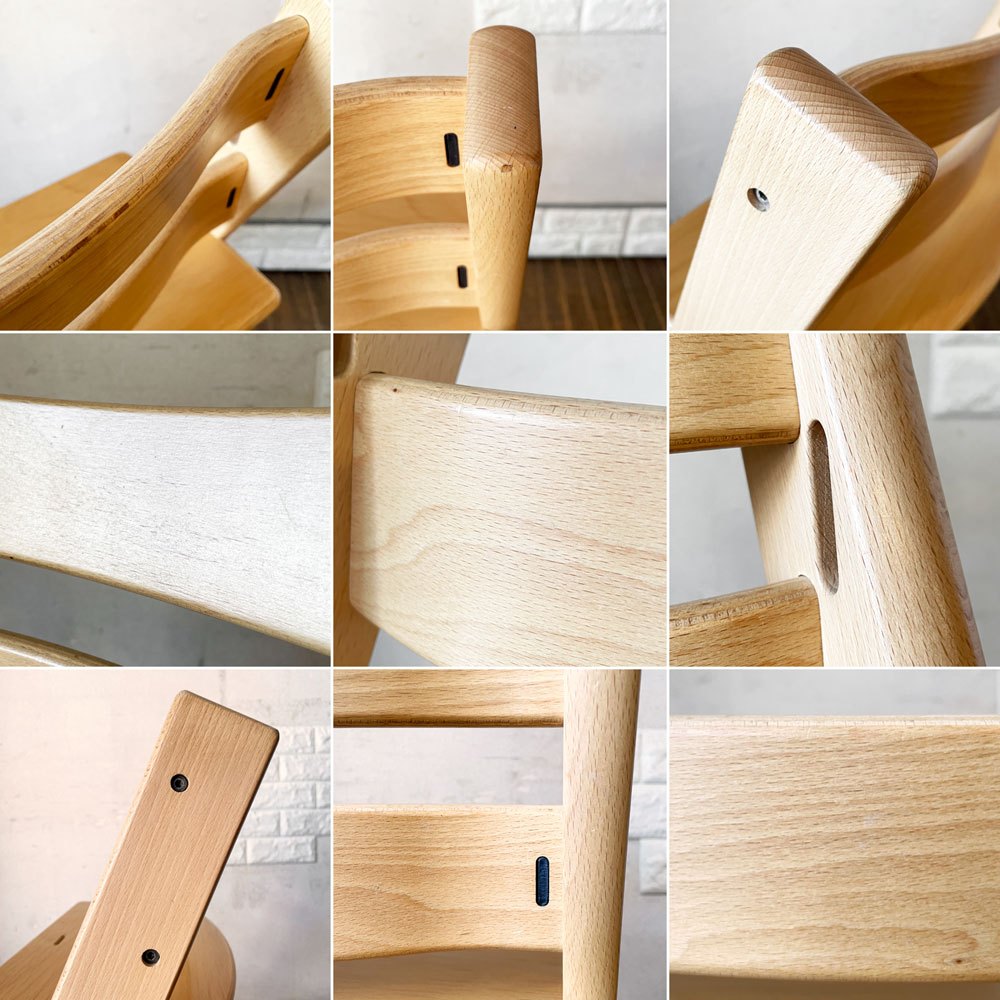 ストッケ STOKKE トリップトラップ TRIPP TRAPP ベビーチェア キッズチェア S/N3～ ナチュラル ノルウェー 北欧家具 定価￥34,980- ◎