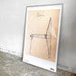 ヴィトラ Vitra ドローイングポスター シェーズトゥボワ Chaise Tout Bois ジャン・プルーヴェ Jean Prouve W50 × H70(スクリーンサイズ) 額装 非売品 ■