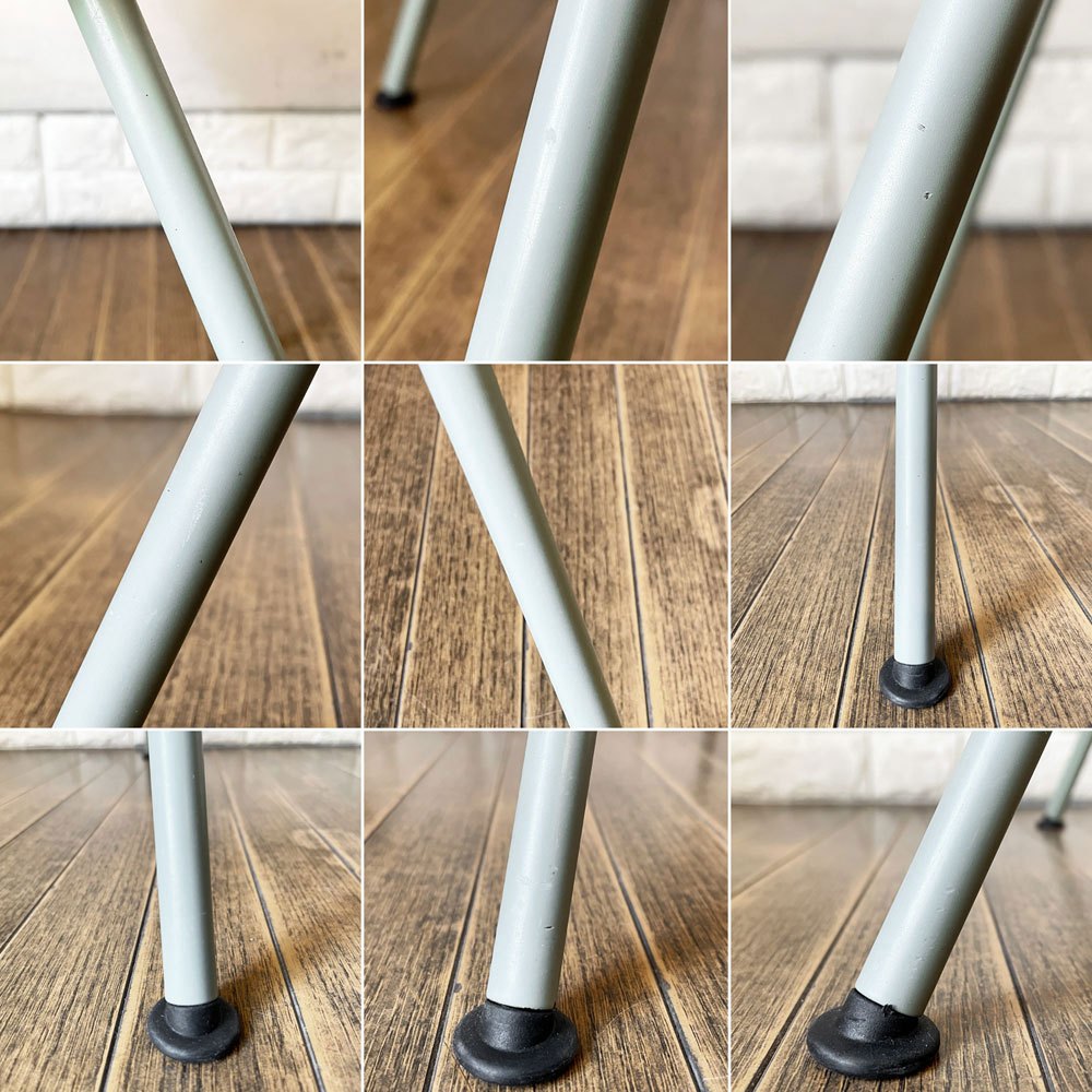 フリッツハンセン Fritz Hansen ドロップチェア DROP ダイニングチェア ストーングレー 脚塗装 アルネ・ヤコブセン デンマーク 廃番カラー 現行定価￥55,880- ◎
