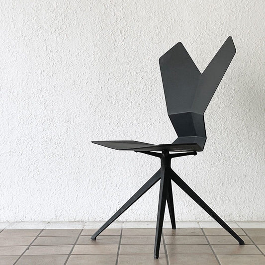 トムディクソン Tom Dixon Yチェア Y Chair ブラック ガラス繊維強化ナイロン アルミニウムベース ブラックパウダー塗装 モダンデザイン 希少 ◇