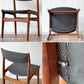 NOVA Mobler ビンテージ チーク材 ダイニングチェア ファブリックシート Vintage 北欧家具 デンマーク ◇