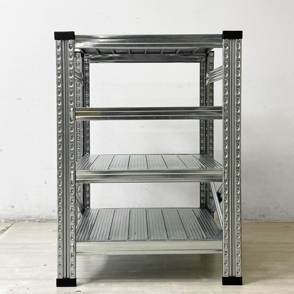 メタルシステム METALSISTEM スーパー123シリーズ SUPER123 スチールシェルフ STEEL SHELF 4段 W68xD61.5xH93cm イタリア製 ●