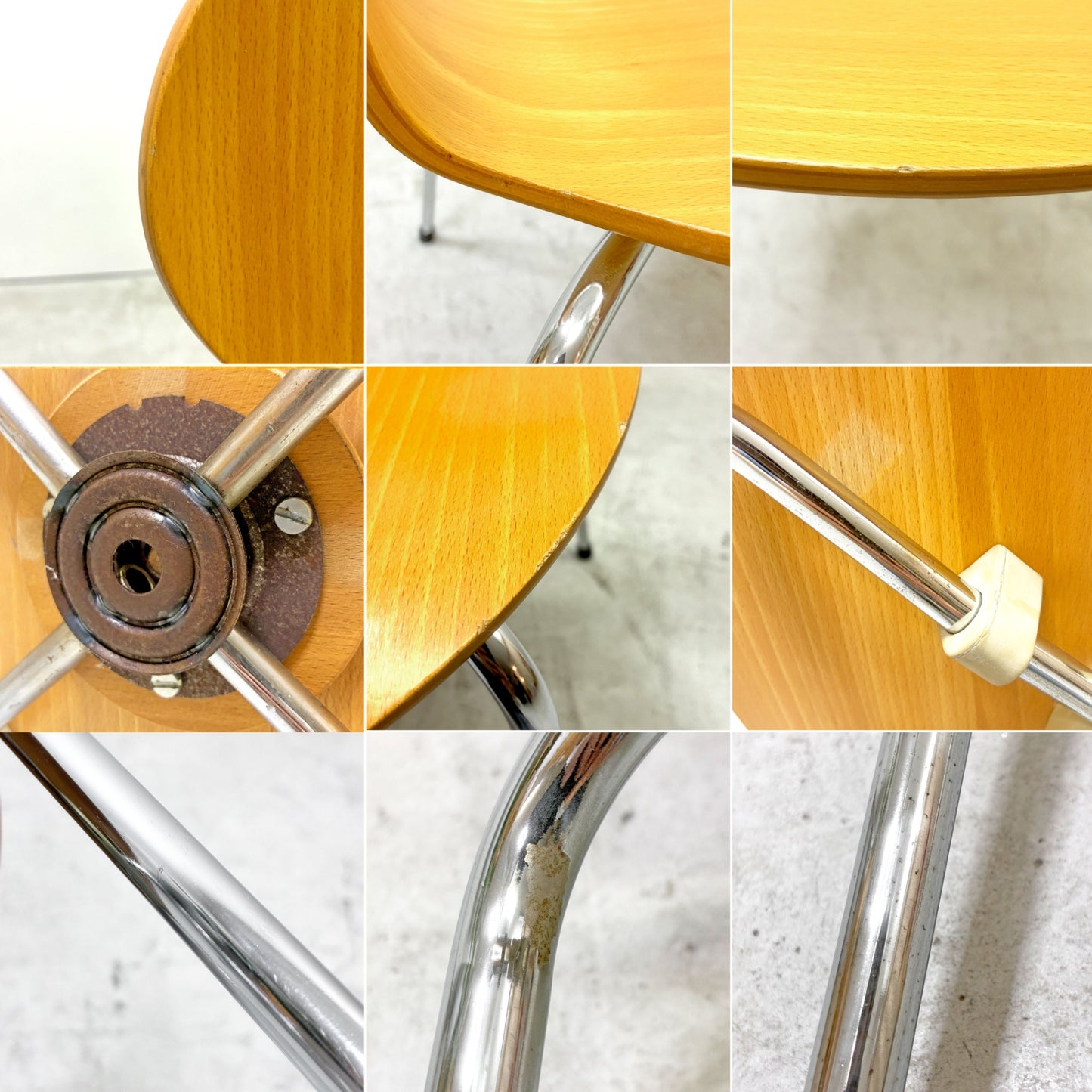 フリッツハンセン Fritz Hansen 3101 アリンコチェア アントチェア 4本脚 ナチュラルビーチ ラッカー仕上げ アルネ・ヤコブセン A ●