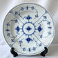 ロイヤルコペンハーゲン ROYAL COPENHAGEN ブルーフルーテッド プレイン Blue Fluted Plain プレート 25cm 2枚入り 箱付 未使用品 ◇