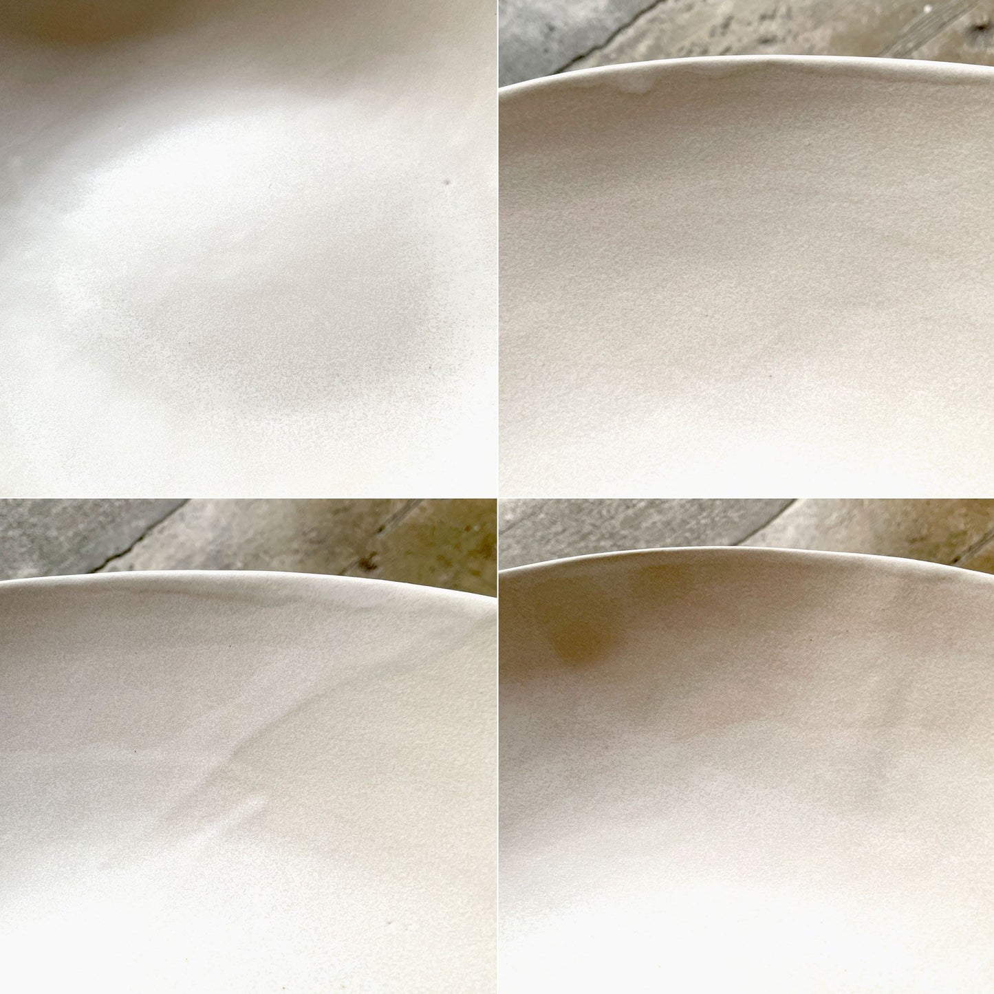 クリスチャンヌ ペロション Christiane Perrochon ストーンウェア STONEWARE ボウル プレート ホワイトカラー イタリア 陶器 ハンドメイド 現代作家 ■