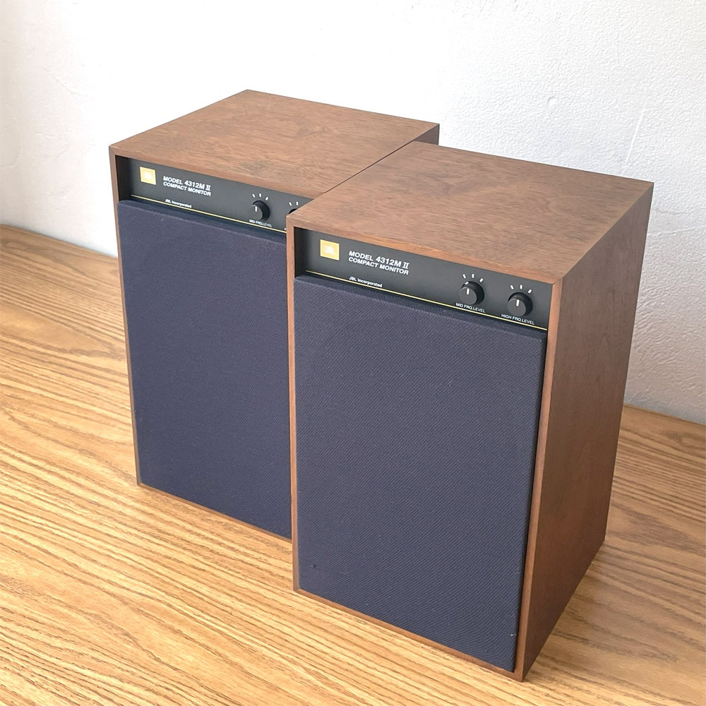 ジェービーエル JBL 4312MⅡWX (4312エムツー) ブックシェルフスピーカー 連番ペア コンパクトモニタースピーカー 美品 ★