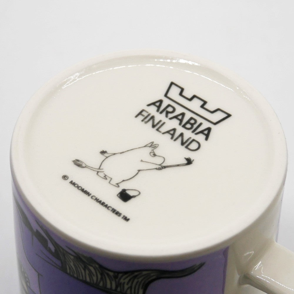 アラビア ARABIA ムーミンマグ MOOMIN ヘムレン パープル 2004-2013年 廃番 フィンランド 北欧食器 ●