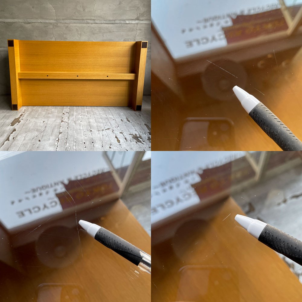 ワイスワイス WISE WISE パウンド POUND SA-102 コーヒーテーブル ローテーブル ガラス オーク材 W110cm ナチュラル ♪